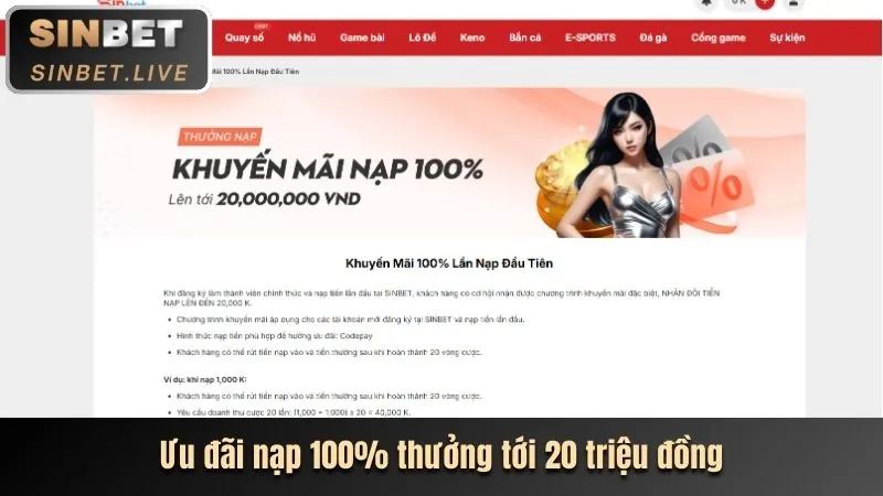 Hoàn trả cực hấp dẫn tại Onbet
